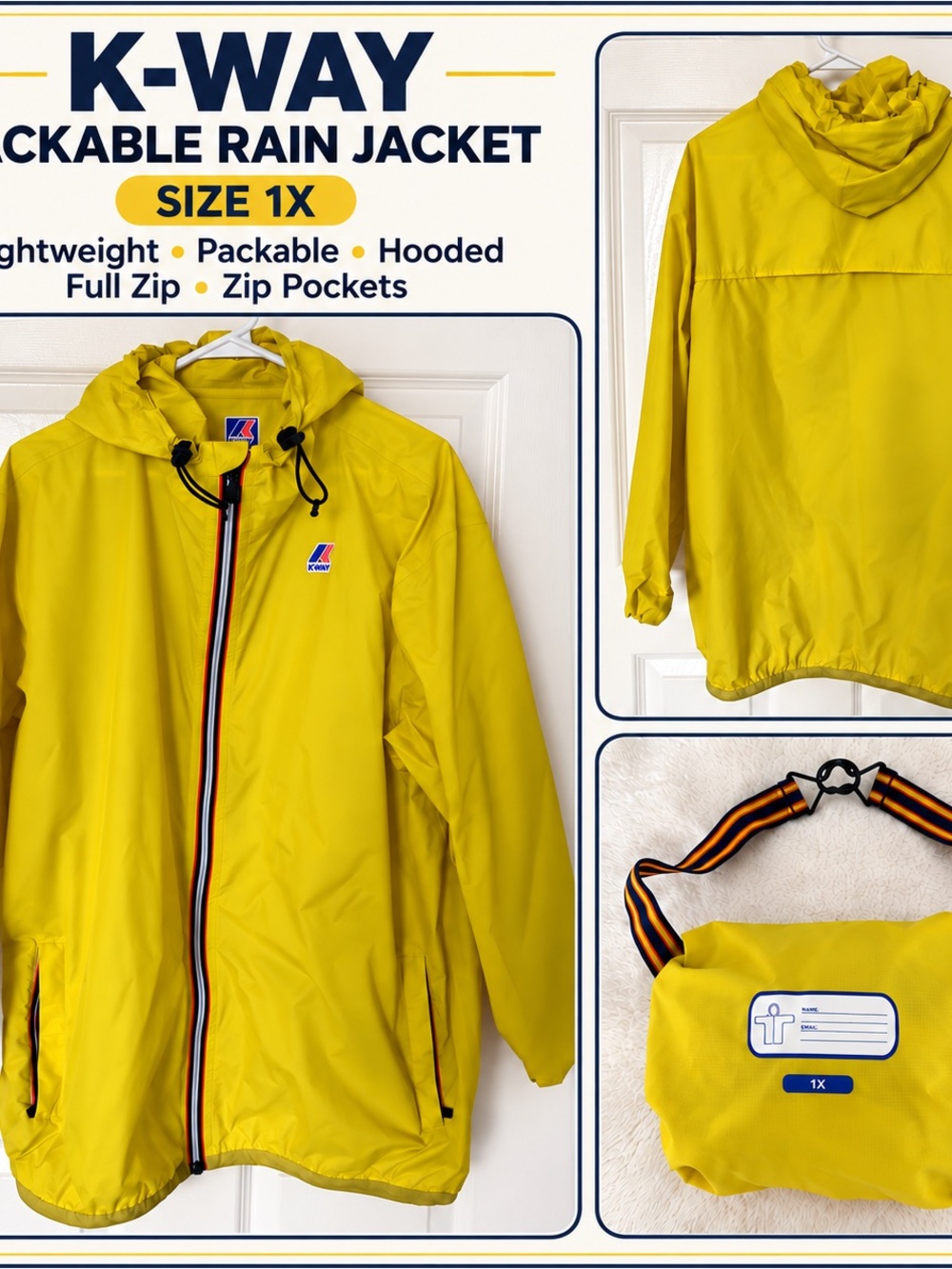 Women’s Hooded Utility Jacket - Yellow